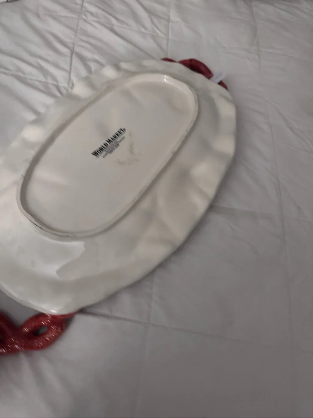 World Market Starfish Stoneware Dinnerware Set